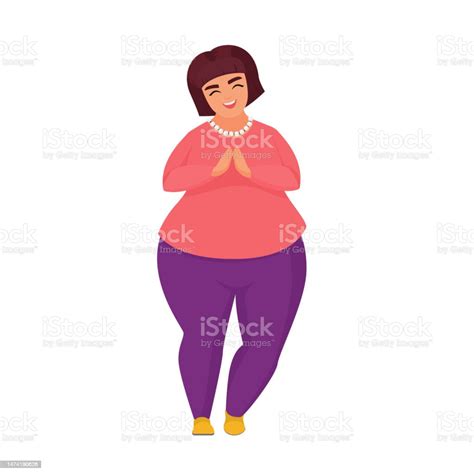 smiling plus size woman stock illustration download image now adult adults only beautiful