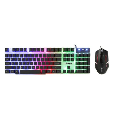 Jedel Led Colour Changing Gaming Keyboard And Mouse Falcon Computers