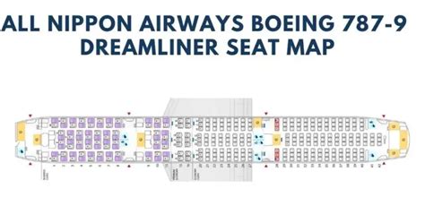Boeing 787 9 Dreamliner Seat Map With Airline Configurations