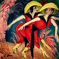 Ernst Ludwig Kirchner Dancers In Red painting - Dancers In Red print for sale