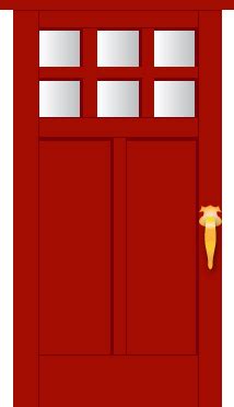 Cartoon woman opening her front door stock vector. red door clip art 10 free Cliparts | Download images on ...
