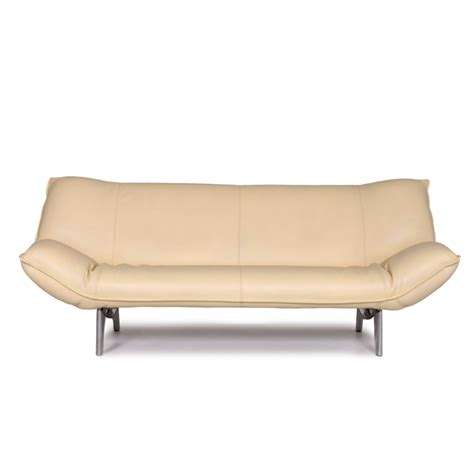 Dreisitzer in modernen und klassischen ausführungen! Leolux Tango Leder Sofa Beige Dreisitzer Funktion Couch ...