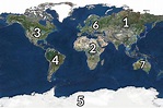 The 7 Continents Ranked by Size and Population
