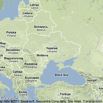 Online kaart van oekraïne google maps. Huidige tijd in Oekraïne