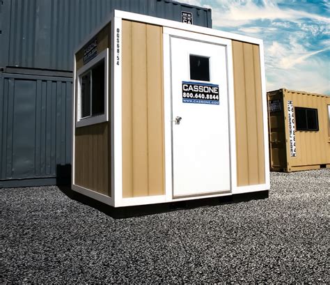 Portable Security Guard Booths Made Of Storage Containers Cassone
