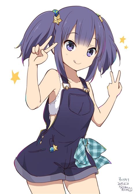 short twintails and overalls [sukurizo] r awwnime
