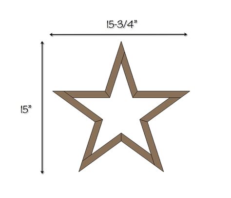 Printable Wooden Star Template Customize And Print