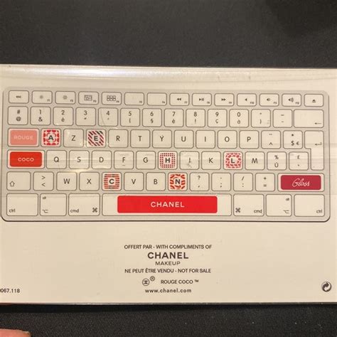 Accessories Chanel Keyboard Stickers Poshmark