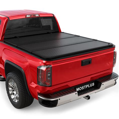 Buy Mostplus Tri Fold Hard Truck Bed Tonneau Cover On Top Compatible