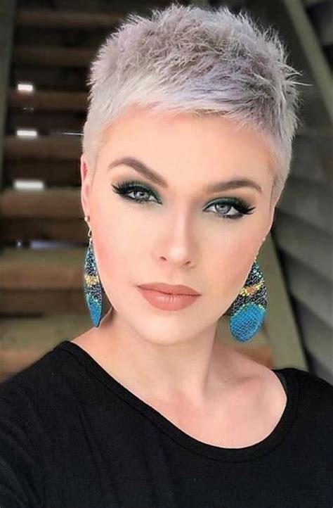 60 Chic Undercut Short Pixie Hair Style Design For Cool Woman Really Short
