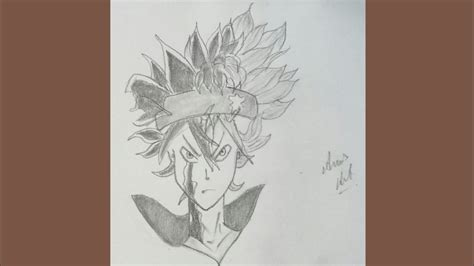 Drawing Asta Black Clover How To Draw Asta Step By Step Black