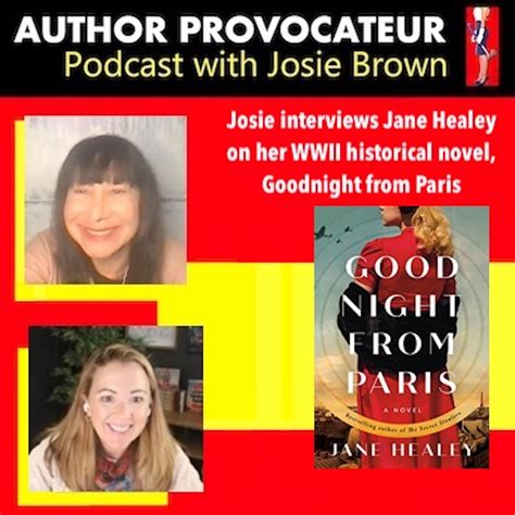 Josie Browns Author Provocateur Goodnght From Paris