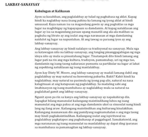 Filipino Pptx Mga Dapat Tandaan Sa Pagsulat Ng Lakbay Sanaysay Y Unamed