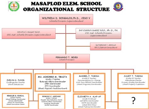 Organizational Chart Of A Primary School Flow Chart Vrogue
