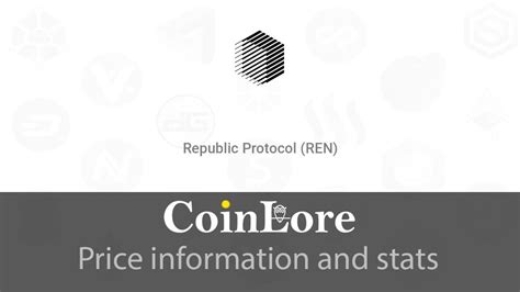 Ren Price Chart Market Cap Ren Coin Essentials Coinlore