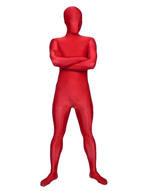 New Zentai Suit Full Body Spandexlycra Costume Second Skin Red Blue