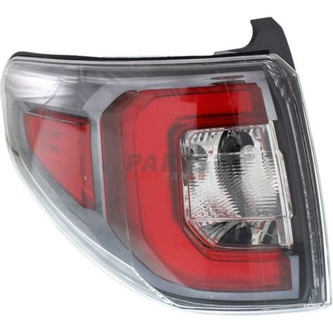 New Tail Light Assembly Left Outer Fits 2013 2016 Gmc Acadia 23236014