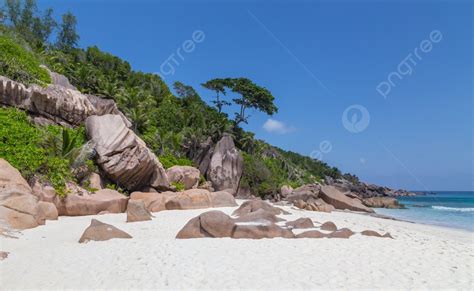 Petite Anse Beach On La Digue Seychelles Petite Anse Beach On La Digue