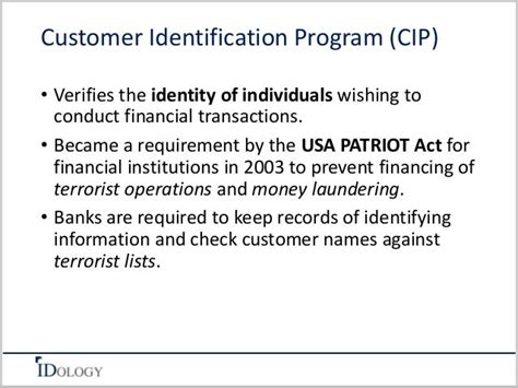 Customer Identification Program The Old Way And The More Secure Way