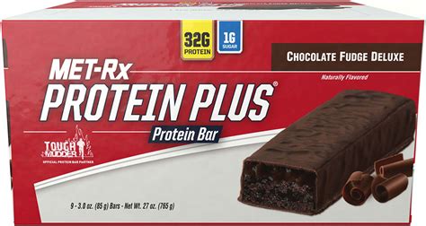 Met Rx Protein Plus Bars Chocolate Fudge Deluxe 9 Bars