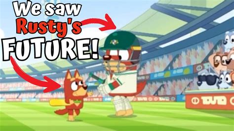 Bluey Cricket End Scenerusty All Grown Up Reaction To Season 3
