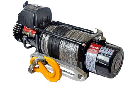 warrior winches spartan 12000 electric winch synthetic