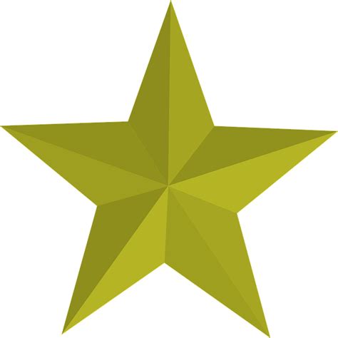 5 Pointed Star Clipart