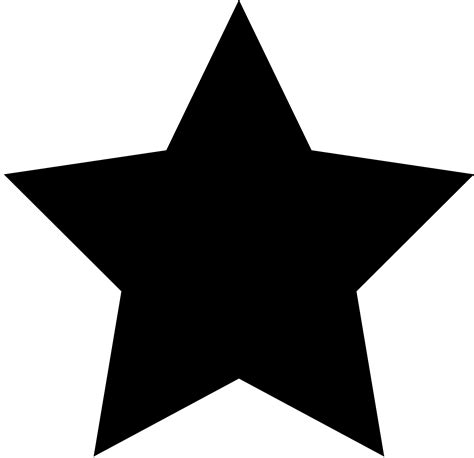 Black Star Logo Design Free Clip Art