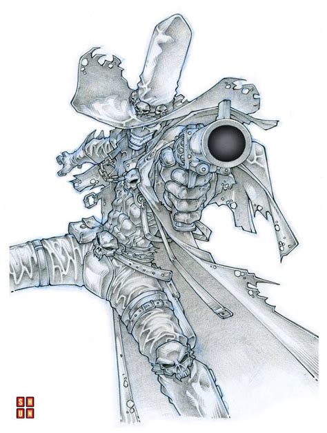 Gunslinger Spawn 001 By Shun 008 Comic Book Artwork Character Art Spawn