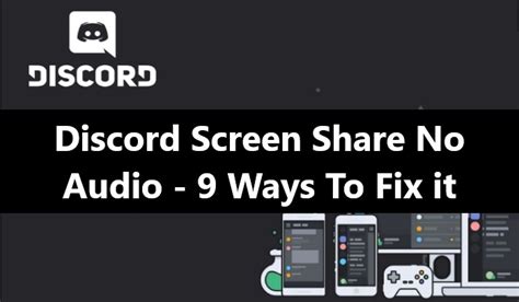 You can also use it to share audio on discord as well as video. Discord Screen Share No Audio | 9 Ways To Fix It (UPDATED)