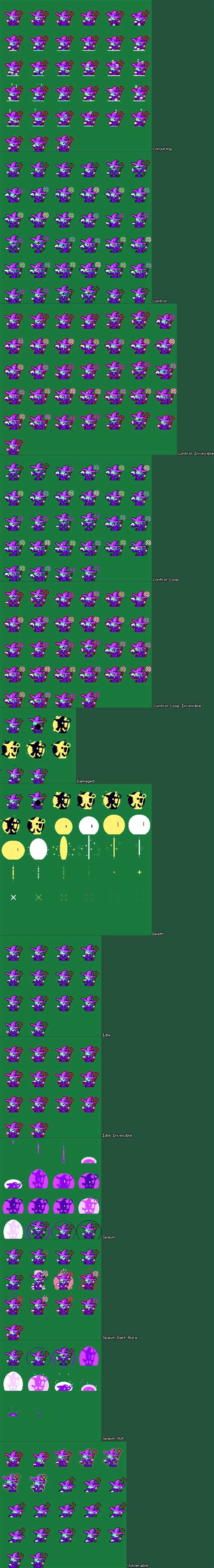 The Spriters Resource Full Sheet View Candies N Curses Necro Witch