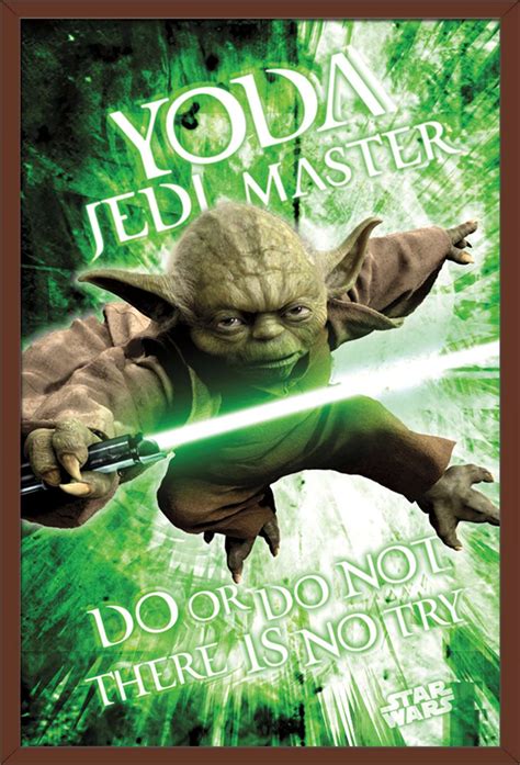 Star Wars Saga Yoda Poster Ebay