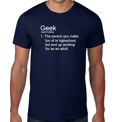 Geek Definition Tshirt Geeky Tshirt Funny Tshirt Nerd