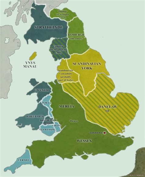 Map Of England And Wales Ad 900 950 Saxon History Anglo Saxon