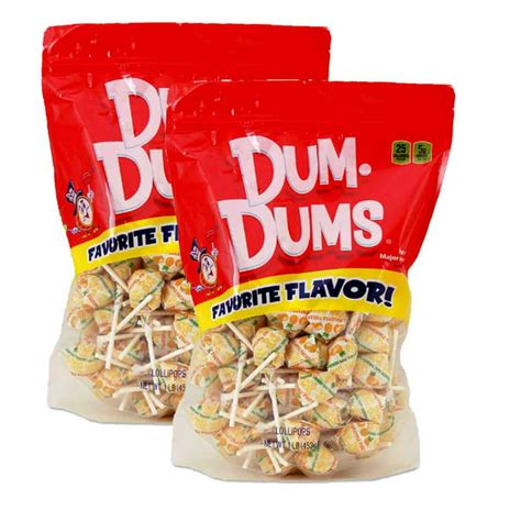 Dum Dums 2 1 Lb Bags Single Flavor