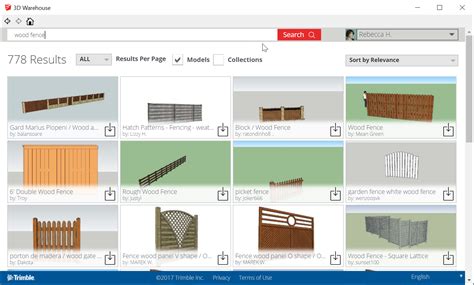 This article is free for you and free from outside influence. Searching for and Downloading Models | SketchUp Help
