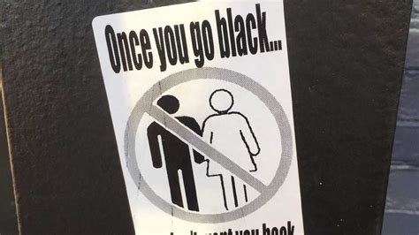 racist sticker found on church street police investigating