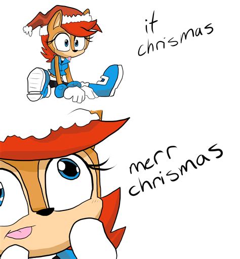 Sally Acorn It Chrismas Sonic The Hedgehog Know Your Meme