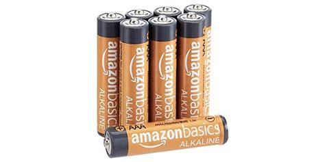 8 Count Amazonbasics Aaa High Performance Alkaline Batteries