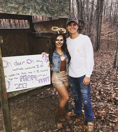 Hunting Promposal Prom Huntingpromposal Deer Lilysorah Cute