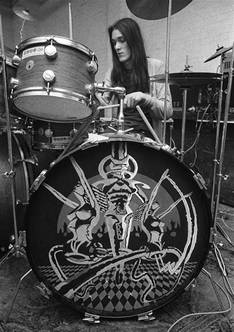 Simon King Captured In A Hawkwind Rehearsal With The Companion
