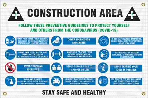 Contractor Preferred Safety Sign Construction Area Follow These