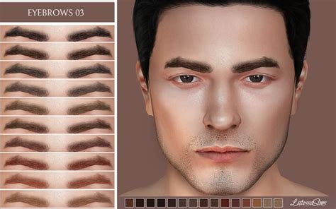 Eyebrows 03 Lutessasims In 2021 Sims 4 Eyebrows Sims