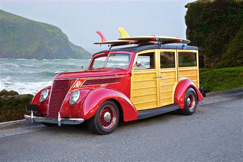 1937 Ford Woody Surf Wagon Photograph By Dave Koontz Pixels