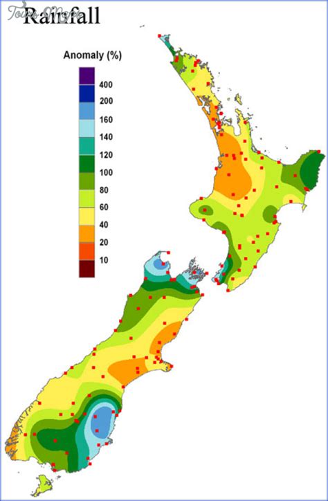 New Zealand Climate Map