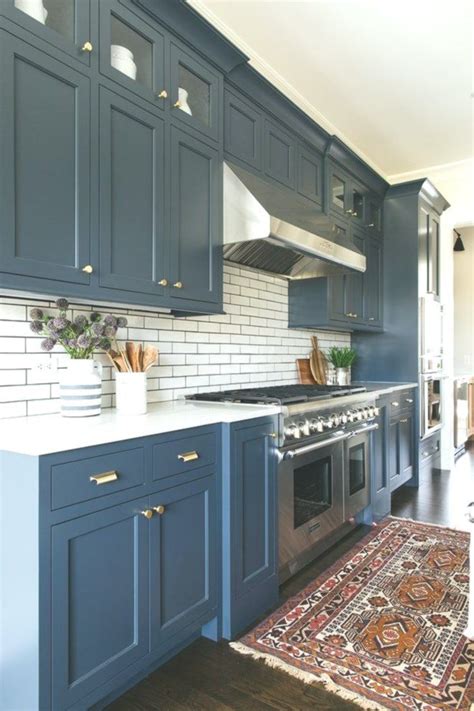 So to the no pile it went. Blue Cabinets are Benjamin Moore Blue Note 2129-30 in 2020 ...