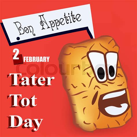 Good Tater Tot Day Stock Vector Colourbox