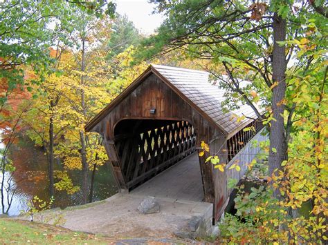 New England College Covered Bridge Photograph By Wayne