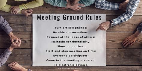 What Are Meeting Ground Rules Business Management Team Leader