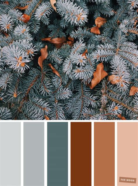 33 Pretty Winter Color Schemes Grey Pine Brown